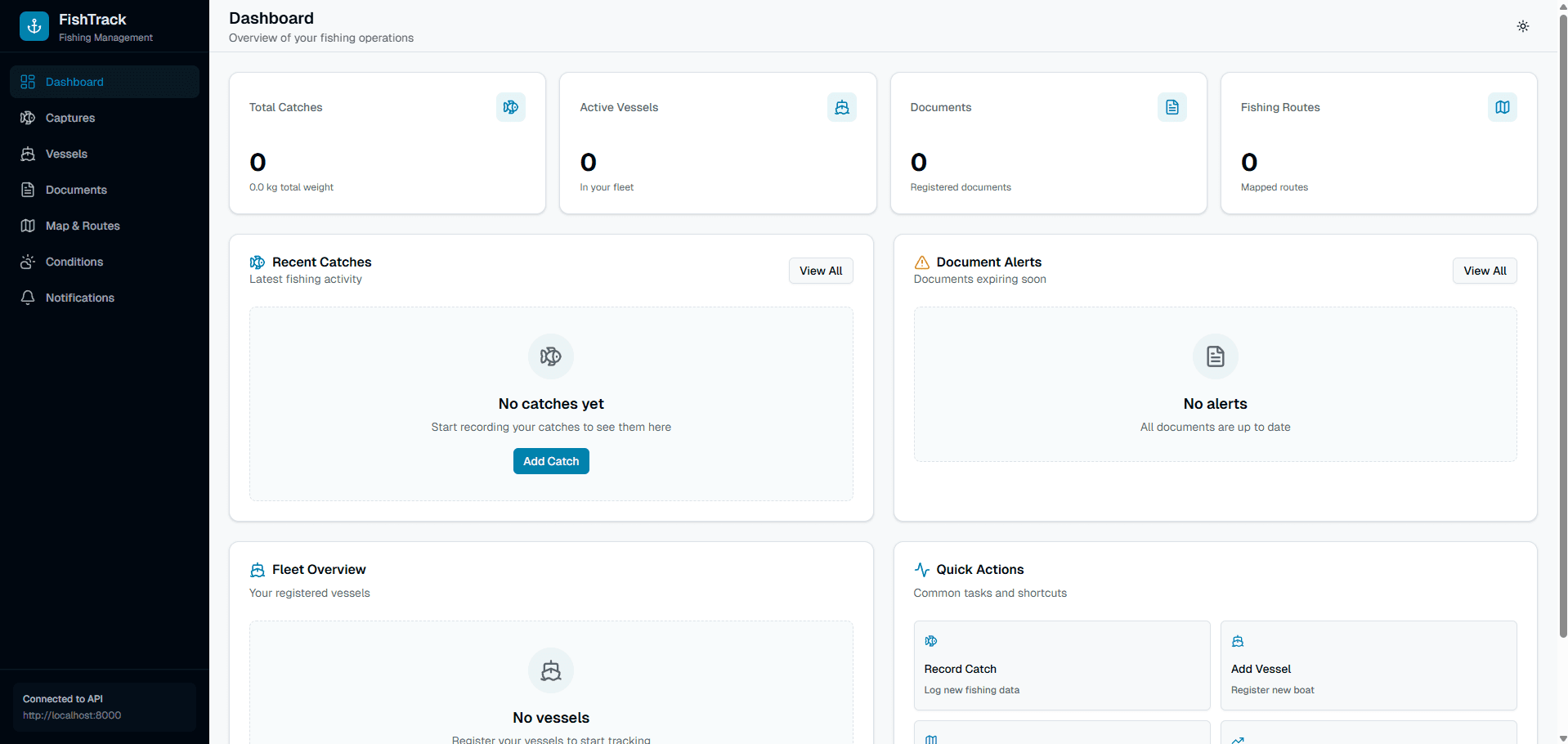 Fishing Vessel Management System